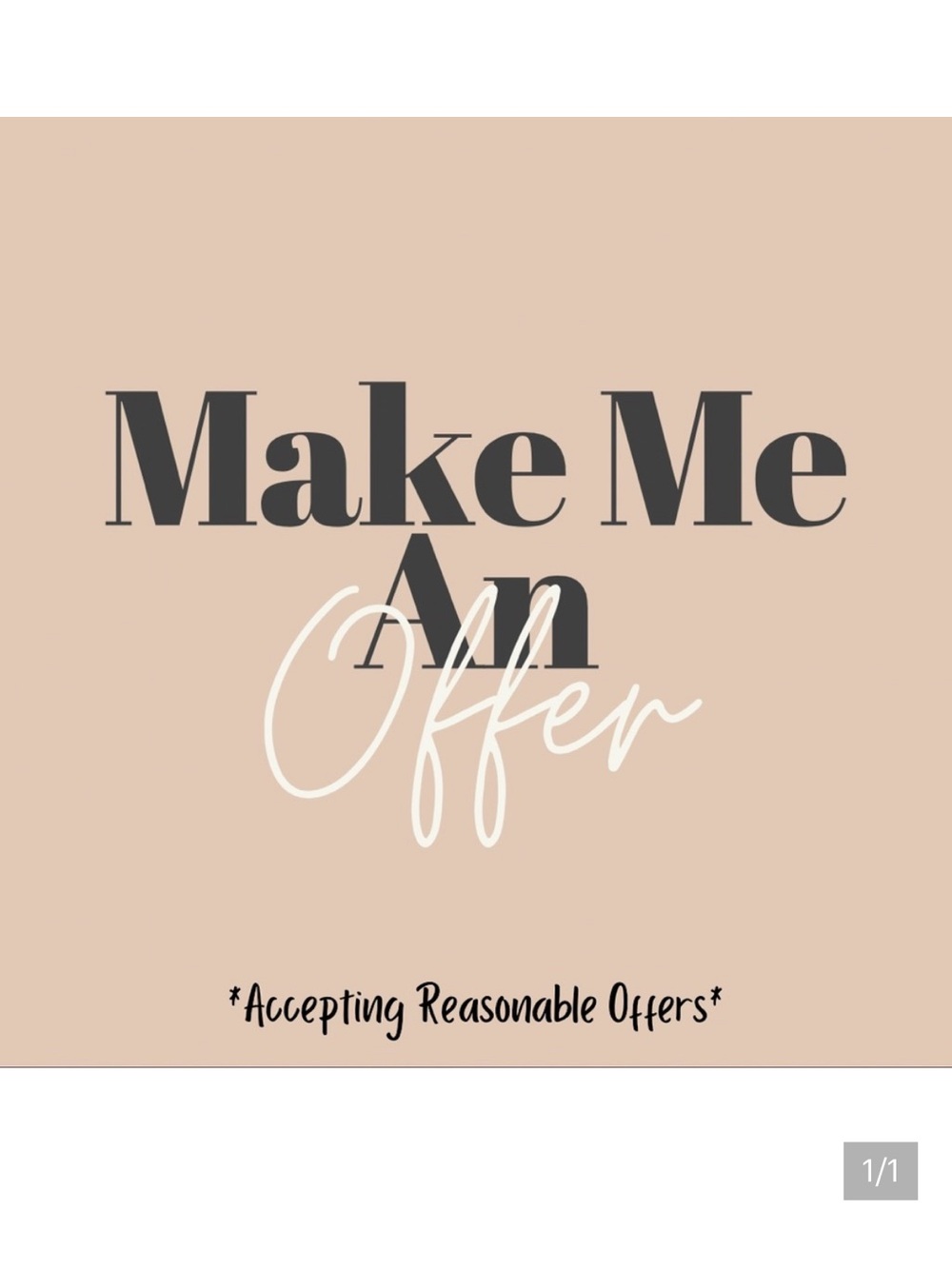 🔹MAKE ME AN OFFER🔹